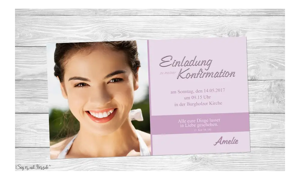 Fotokarten-Kommunion-Konfirmation