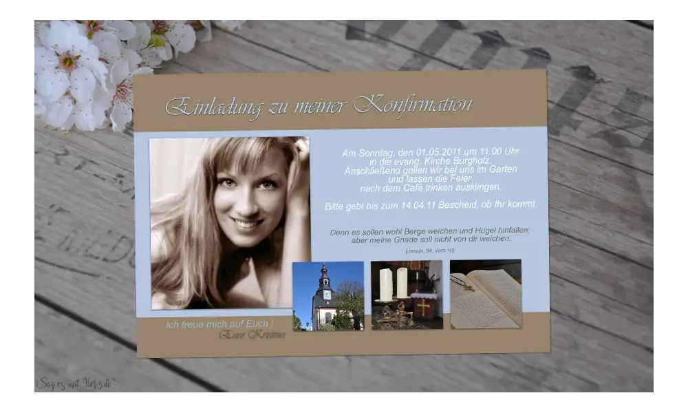 Fotokarten-Kommunion-Konfirmation
