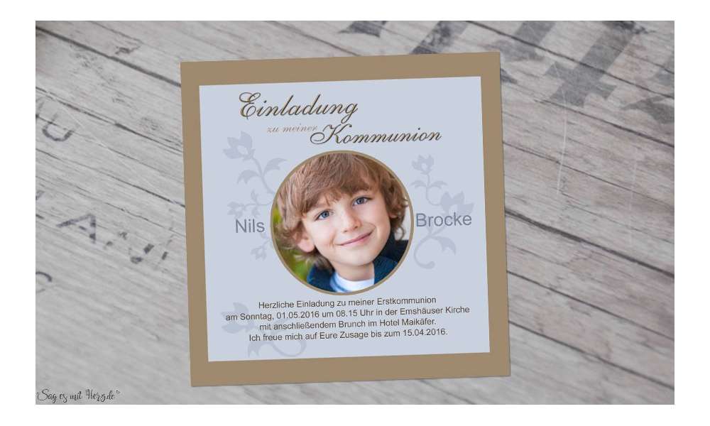 Fotokarten-Kommunion-Konfirmation