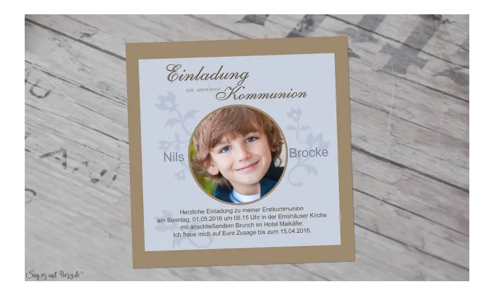 Fotokarten-Kommunion-Konfirmation