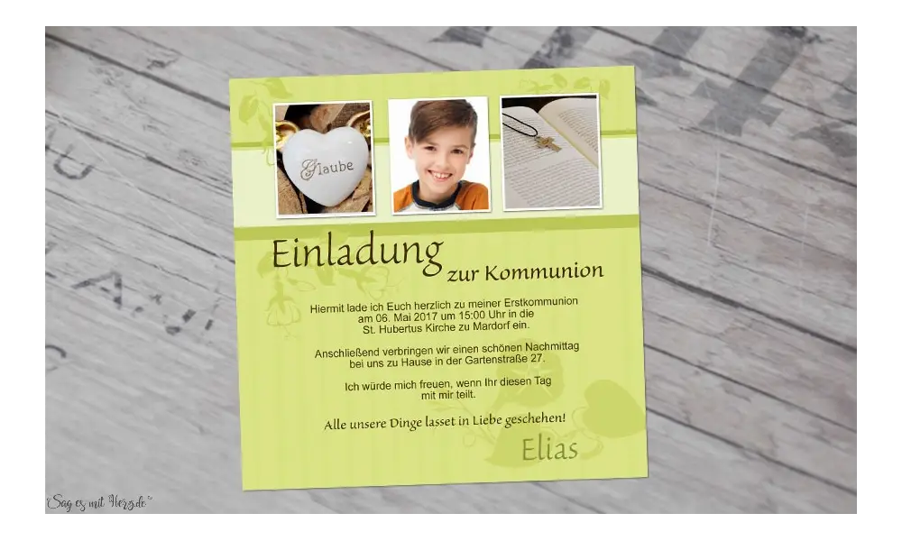 Fotokarten-Kommunion-Konfirmation