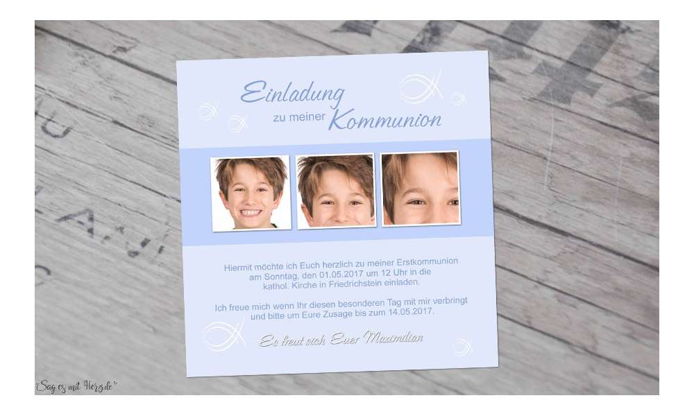 Fotokarten-Kommunion-Konfirmation