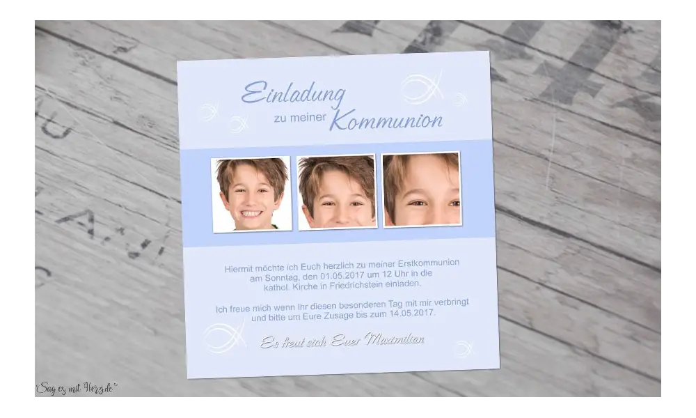 Fotokarten-Kommunion-Konfirmation