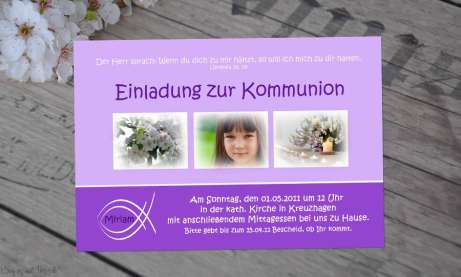 Fotokarten-Kommunion-Konfirmation