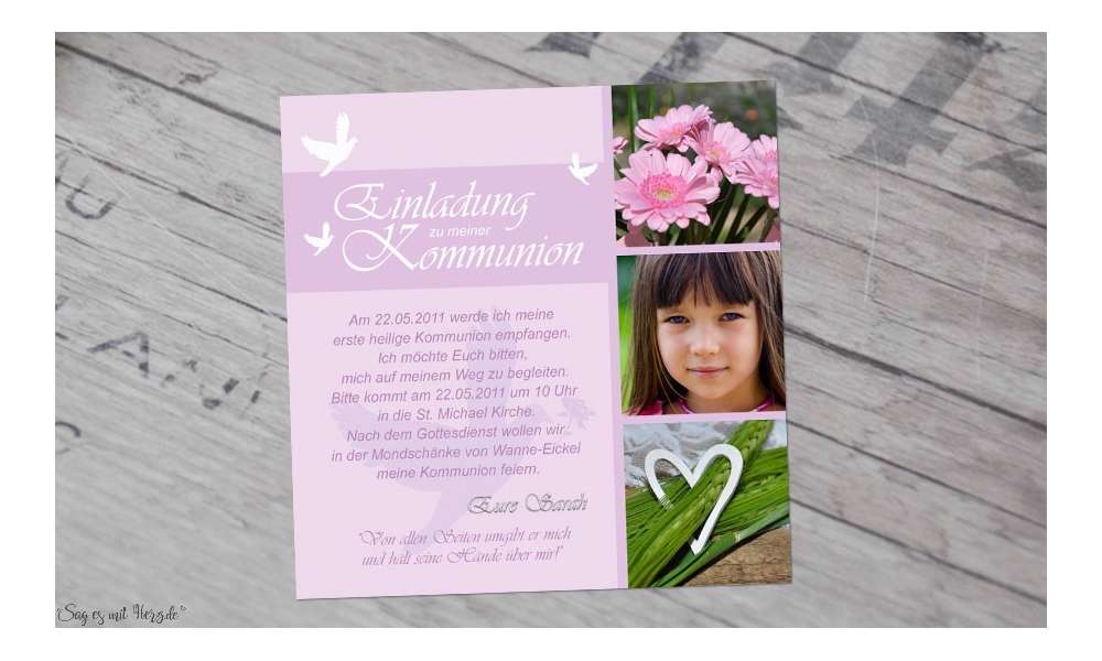 Fotokarten-Kommunion-Konfirmation