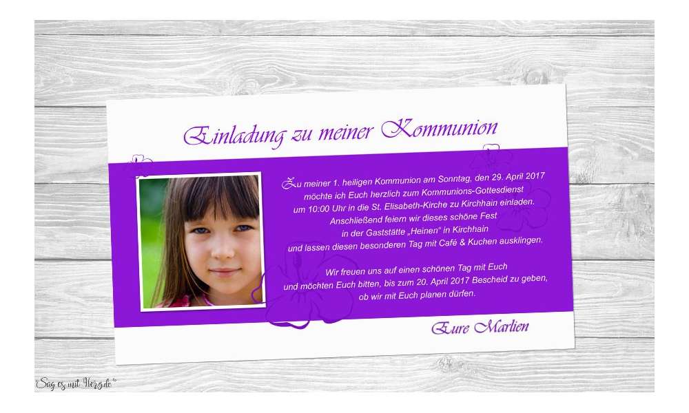 Fotokarten-Kommunion-Konfirmation