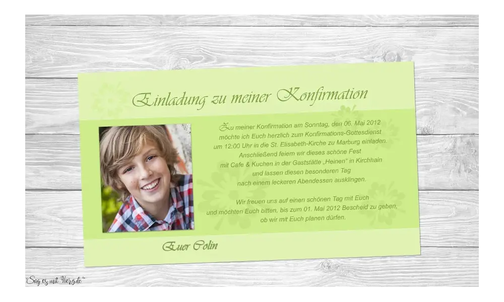 Fotokarten-Kommunion-Konfirmation