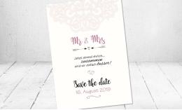 Save the date Karten Hochzeit Vintage Einladungskarten