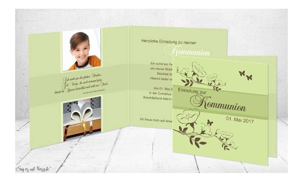 Einladungen Konfirmation Kommunion