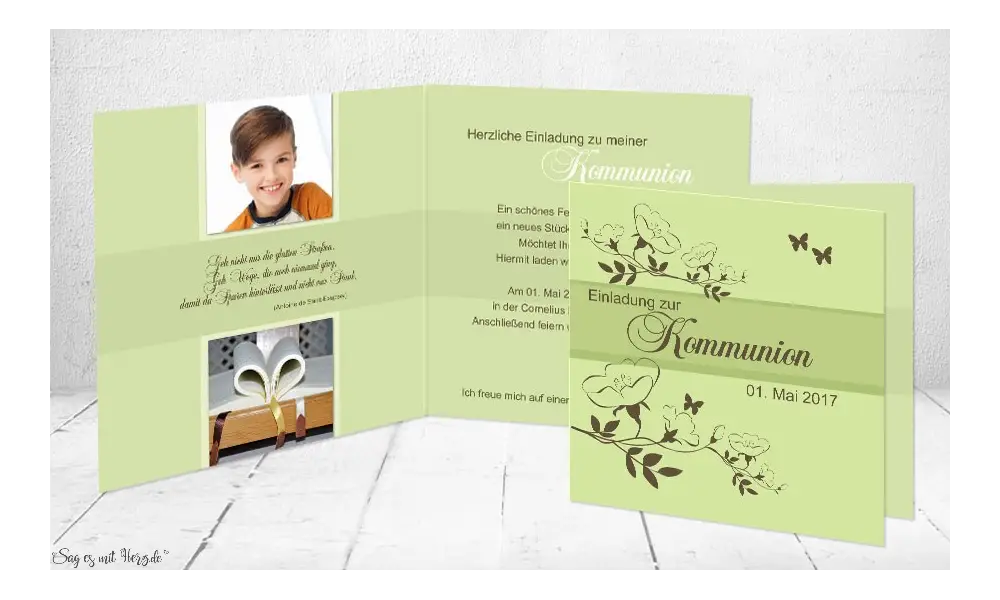 Einladungen Konfirmation Kommunion