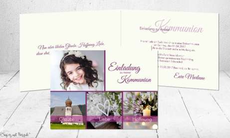 Einladungen Konfirmation Kommunion