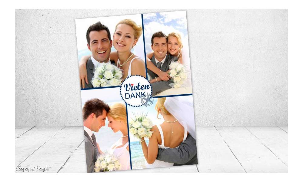 Danksagung Hochzeit Maritim