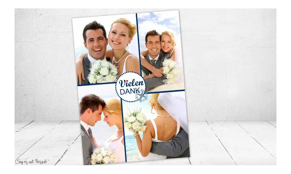Danksagung Hochzeit Maritim