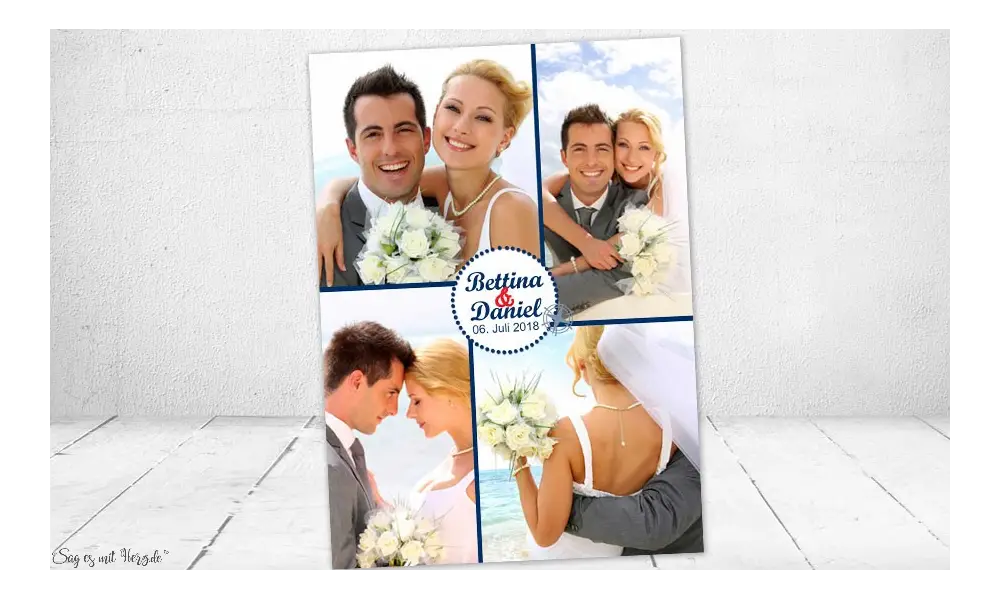 Danksagung Hochzeit Maritim