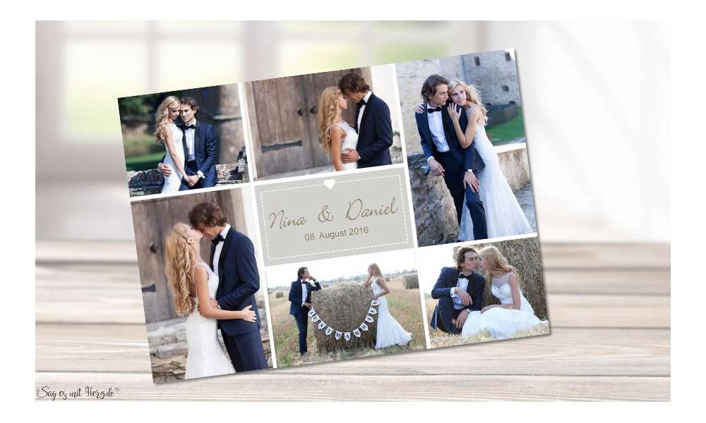 Dankeskarten Hochzeit Rosa