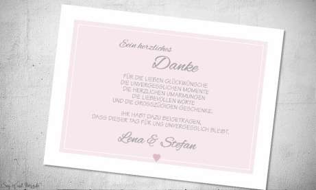 Danksagung Hochzeit Fotocollage