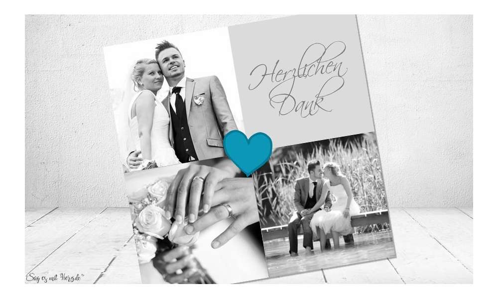 Dankeskarte Hochzeit kreativ Dankeskarte Hochzeit kreativ