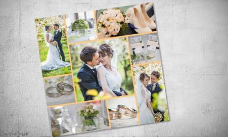 Fotokarten Hochzeit Danksagung