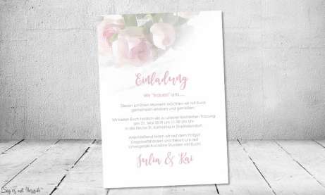 Einladungskarten Hochzeit klassisch