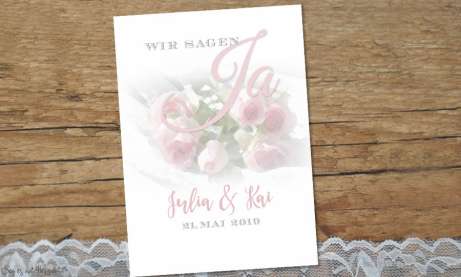 Einladungskarten Hochzeit klassisch