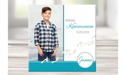 Geschenk Kommunion Wandbild Leinwand