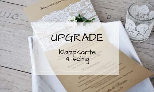 Einladungskarten Hochzeit Spitze Lasercut Kraftpapier Vintage diy Klappkarte