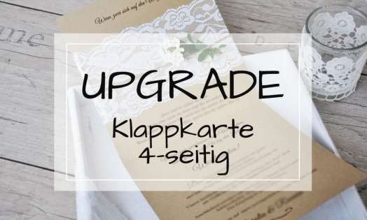 Einladungskarten Hochzeit Spitze Lasercut Kraftpapier Vintage diy Klappkarte