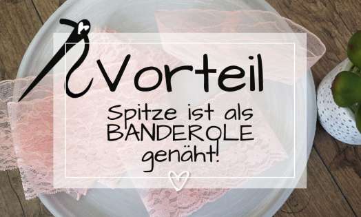 Einladungskarten Hochzeit ♥ Kraftpapier Spitze rosa