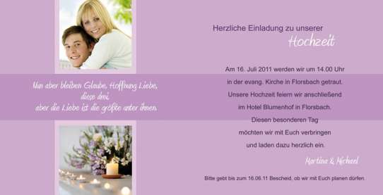 Einladungskarte Hochzeit "Eleganz", Klappkarte Quadrat, grün