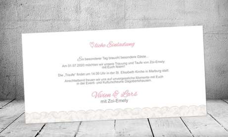 Einladungskarten Hochzeit Vintage