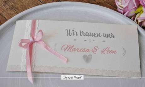 Einladungskarten Hochzeit Vintage
