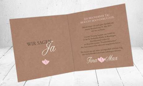 Einladung Hochzeit Spitze