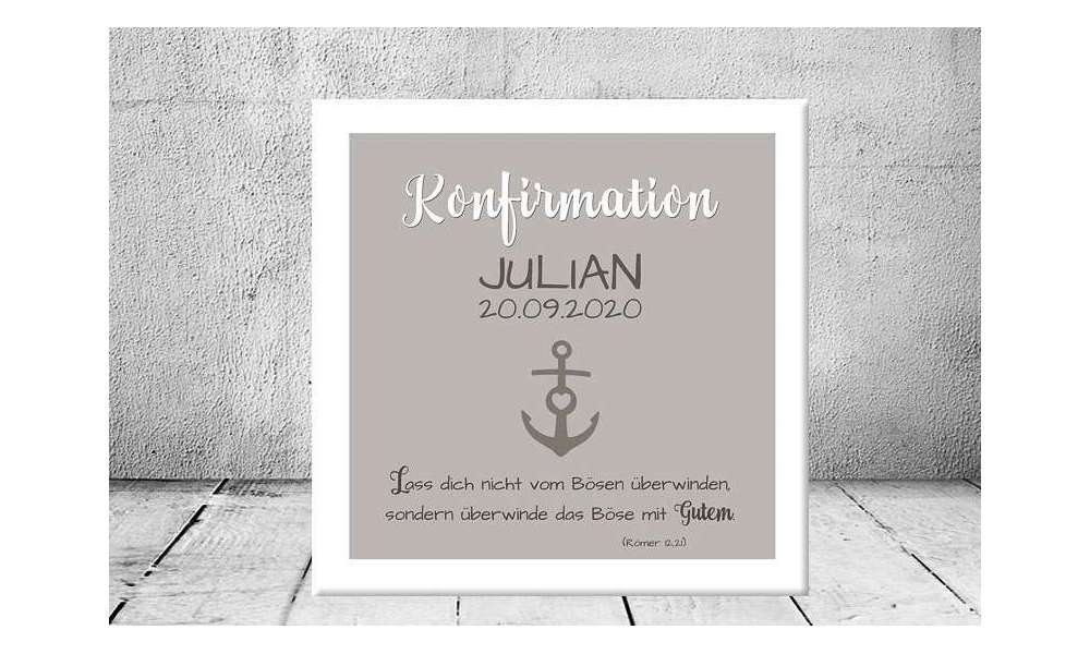 Geschenk zur konfirmation patenkind junge