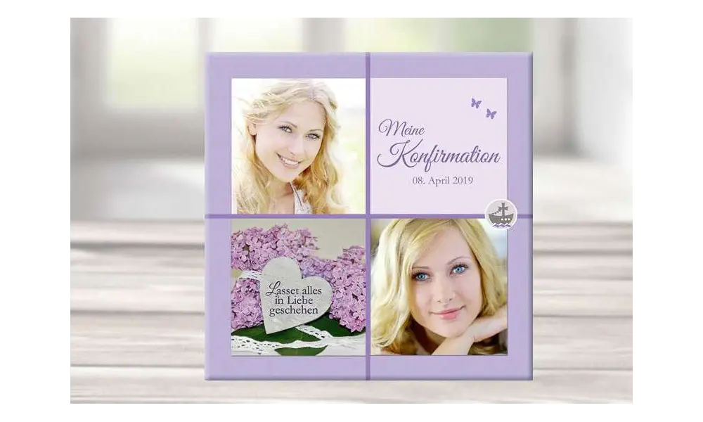 Geschenk Konfirmation Patenkind Kommunion Mädchen kreativ personalisiert individualisiert