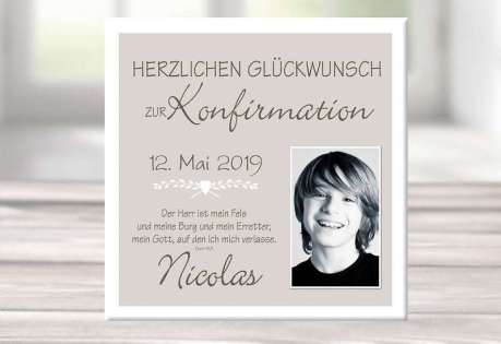 Geschenk Konfirmation Patenkind Kommunion Junge Mädchen kreativ personalisiert individualisiert