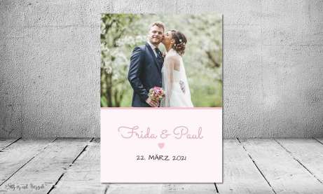 Dankeskarten Hochzeit Kraftpapier Vintage Danksagungskarten Postkarte