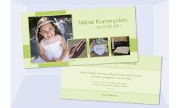 Danksagungskarte Konfirmation Kommunion Danksagung DIN Lang "Melanie"