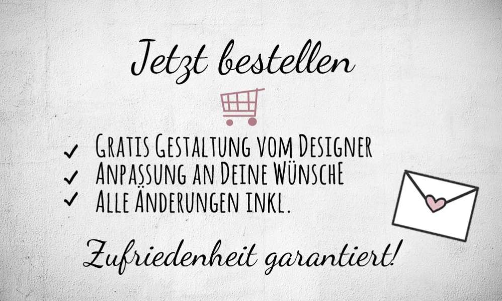 Dankeskarten Hochzeit floral