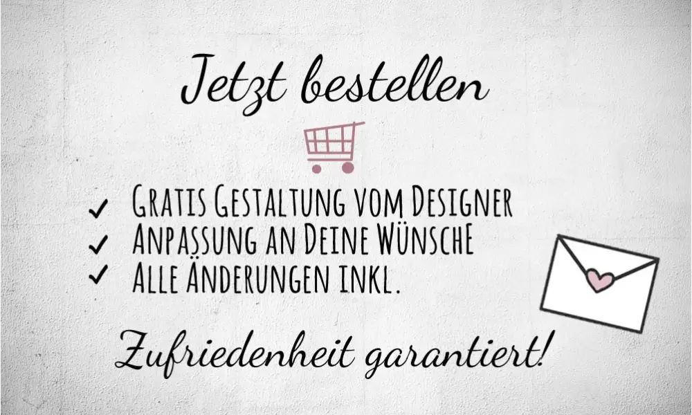 Dankeskarten Hochzeit Postkartenformat