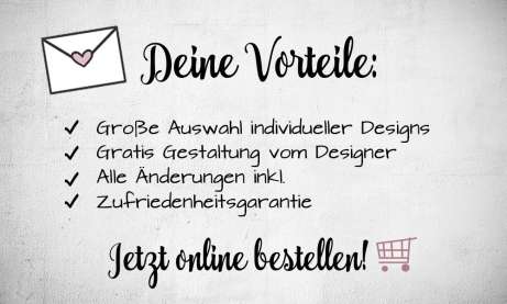 Danksagungen zur Hochzeit