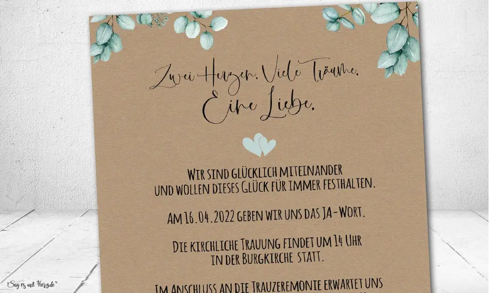 Einladungskarten Hochzeit Vintage mit Foto