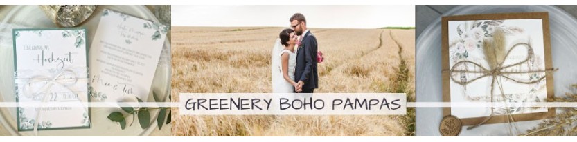 Greenery Boho Eukalyptus Einladungen zur Hochzeit ❤