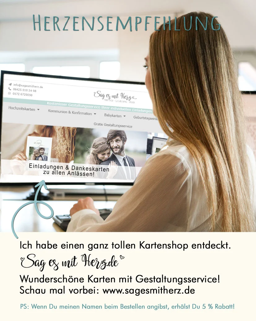 Sag es mit Herz Rabatt - empfehlen & sparen