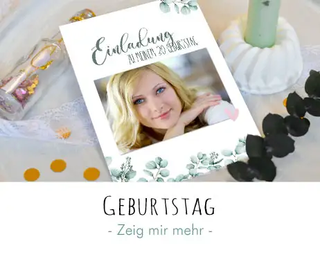5 % Rabatt auf alle Einladungskarten für DEIN LIKE